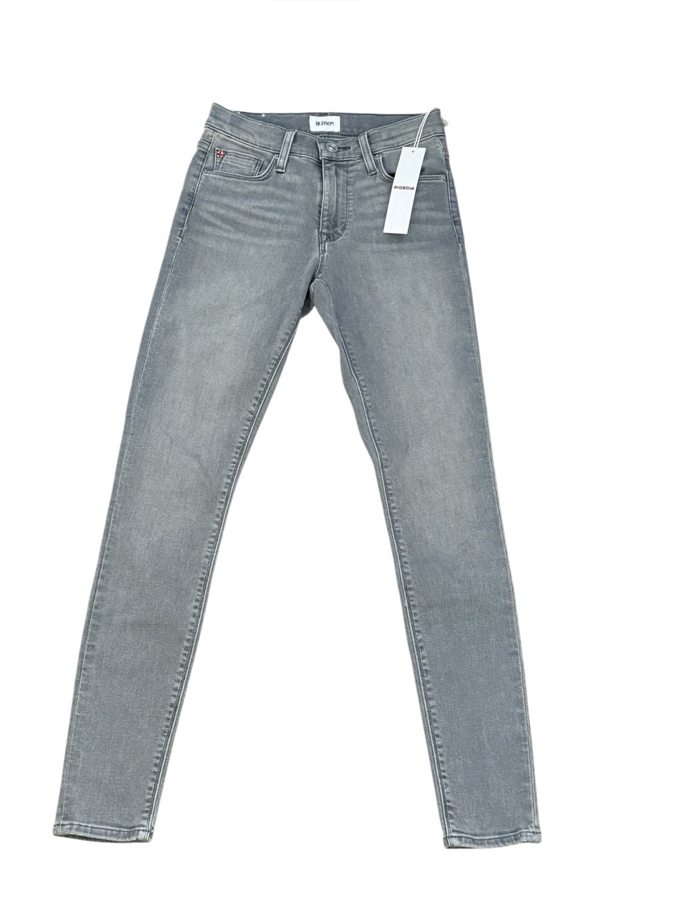 Hudson Natalie Midrise Skinny Ankle Jeans Grey Size 24 NWT